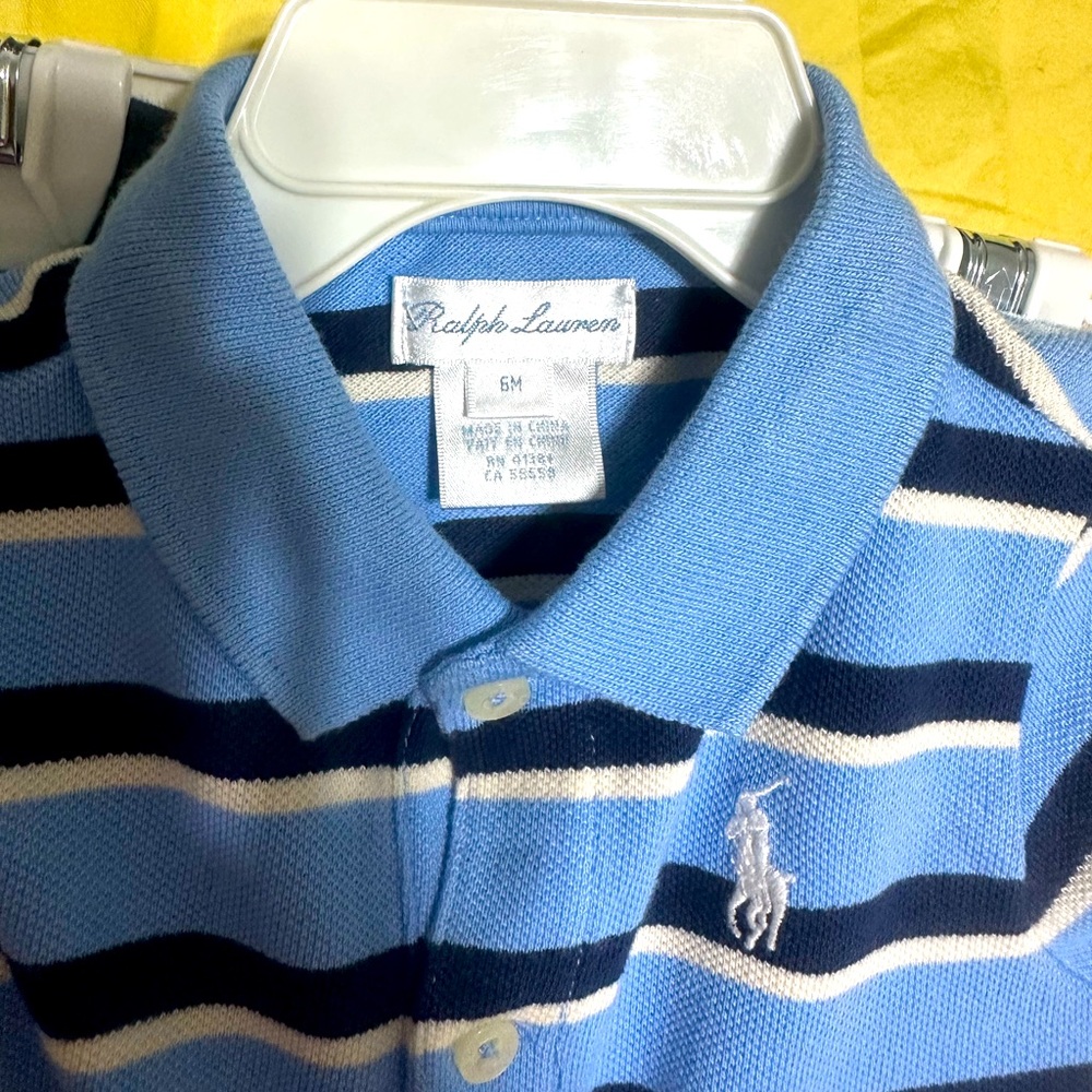 Boys 6M Polo 2pc outfit